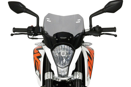 Screen Spoiler, Smoke, 310 x 190 mm, for 125/200/390 Duke