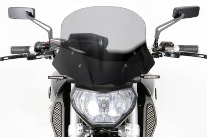 スクリーン ツーリング スモーク 幅390×長さ370mm MT-09