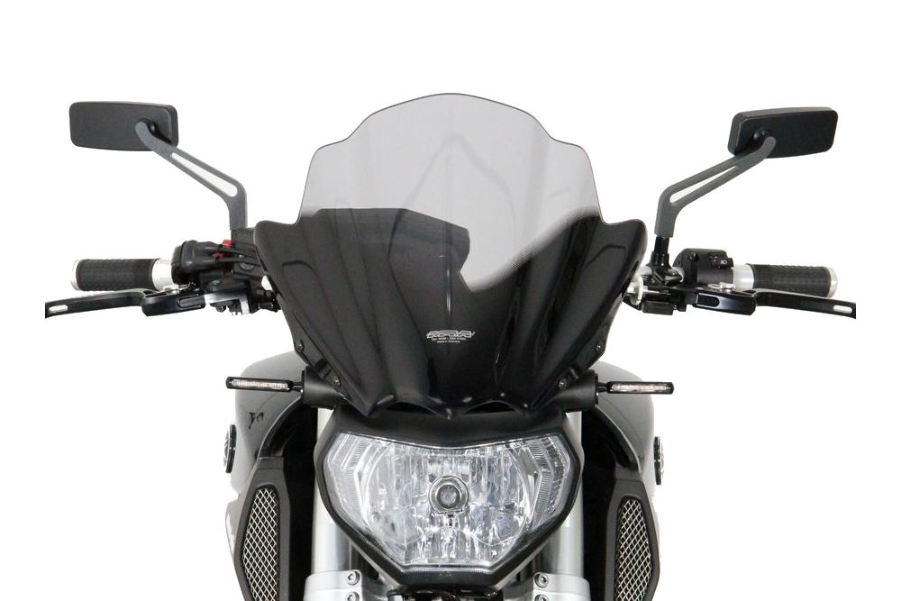 スクリーン レーシング スモーク 幅370×長さ380mm MT-09