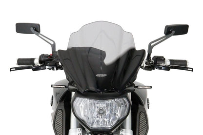 スクリーン レーシング スモーク 幅370×長さ380mm MT-09