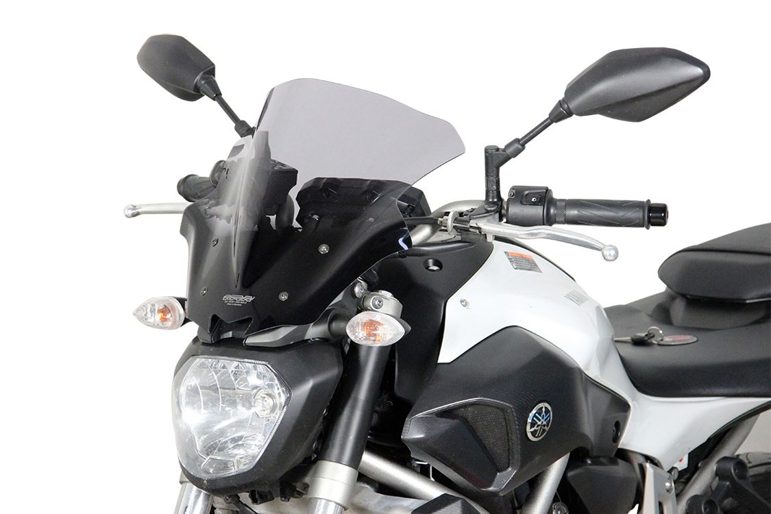 スクリーン レーシング スモーク 幅340×長さ320mm MT-07