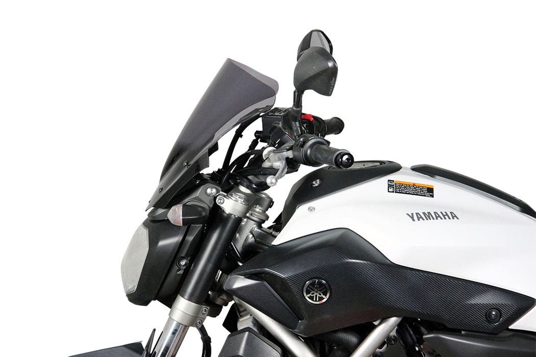 スクリーン レーシング スモーク 幅340×長さ320mm MT-07