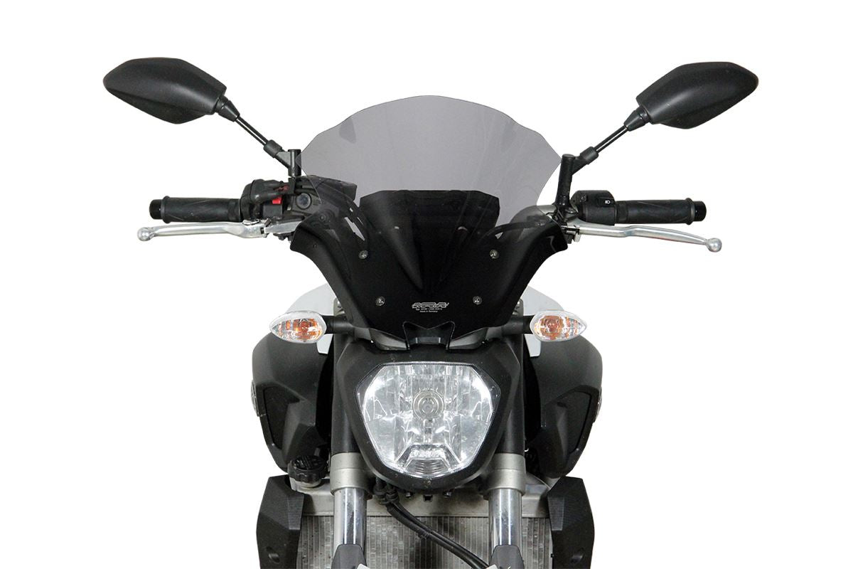 スクリーン レーシング スモーク 幅340×長さ320mm MT-07