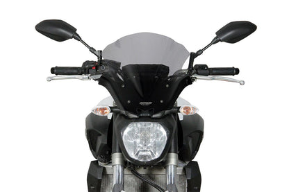 スクリーン レーシング スモーク 幅340×長さ320mm MT-07