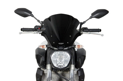 スクリーン レーシング ブラック 幅340×長さ320mm MT-07