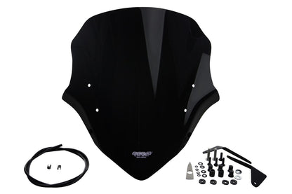 スクリーン ツーリング ブラック 幅360×長さ380mm CB650F