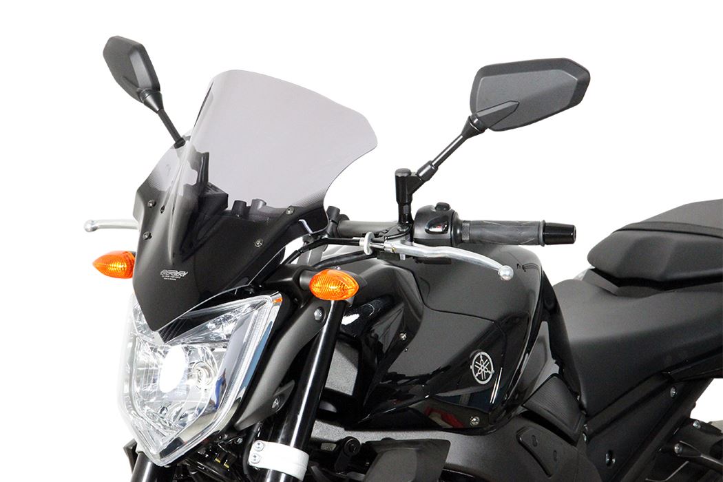 スクリーン レーシング スモーク 長さ375mm FZ1(カウル無し)
