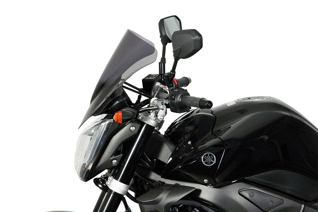 スクリーン レーシング スモーク 長さ375mm FZ1(カウル無し)
