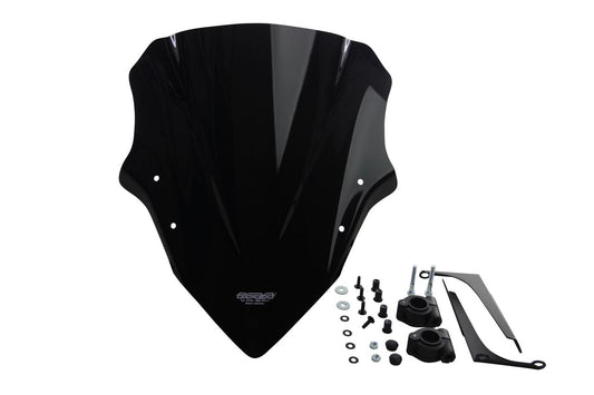 スクリーン レーシング ブラック 長さ375mm FZ1(カウル無し)