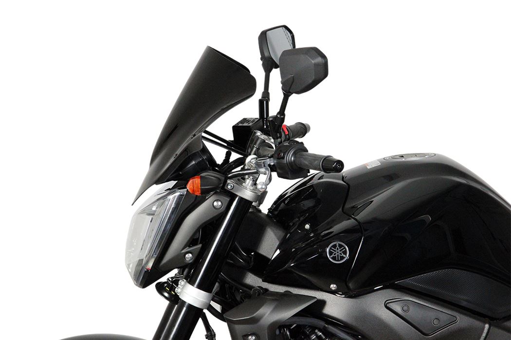 Screen Racing Black, Length 375mm, FZ1 (without cowl)