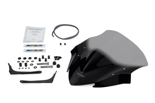 スクリーン レーシング スモーク 幅370×長さ340mm GSX-S1000