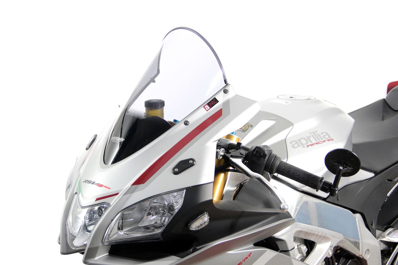 スクリーン レーシング クリア 幅290×長さ390mm RSV4 RR/RF