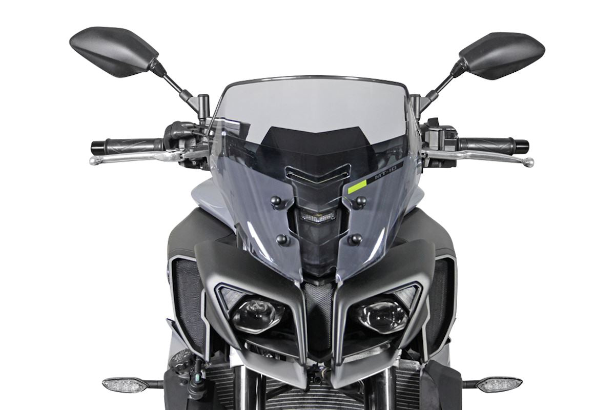 スクリーン スポイラー スモーク 幅340×長さ320mm MT-10