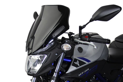 Screen Spoiler, Black, 330mm (W) x 320mm (L), MT-03 MT-25