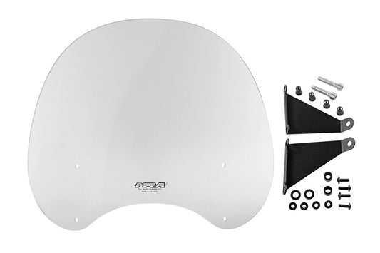 スクリーン ツーリング クリア 幅380×長さ320mm RnineT スクランブラー