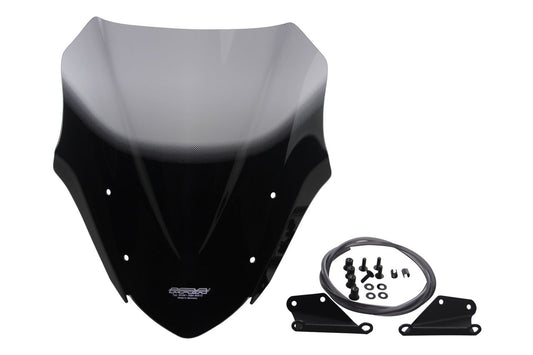 スクリーン レーシング スモーク 幅330×長さ340mm Z650