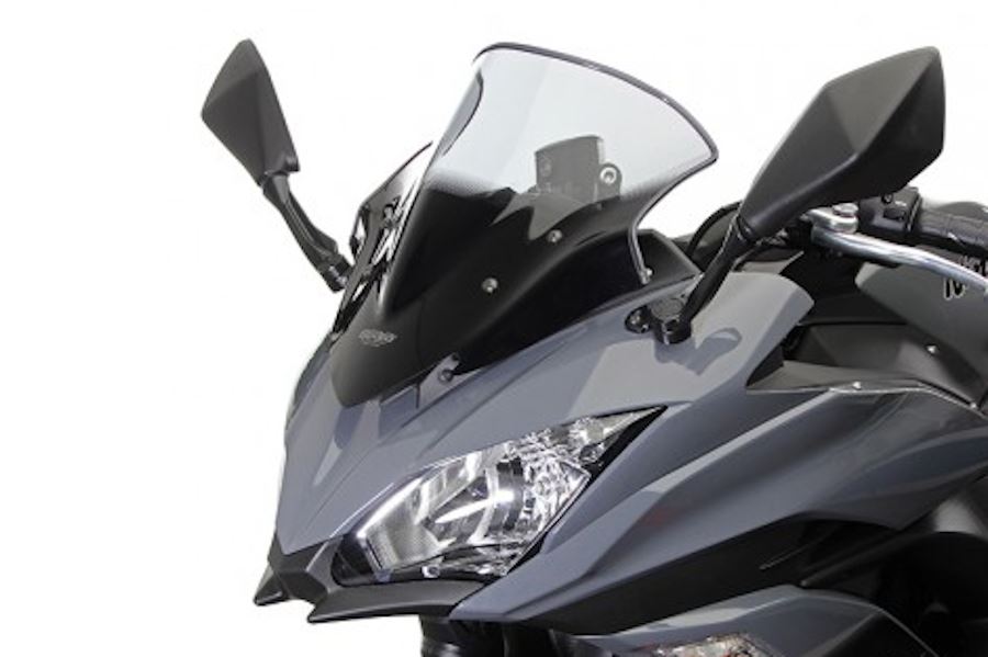 スクリーン レーシング ブラック 幅370×長さ340mm ニンジャ650