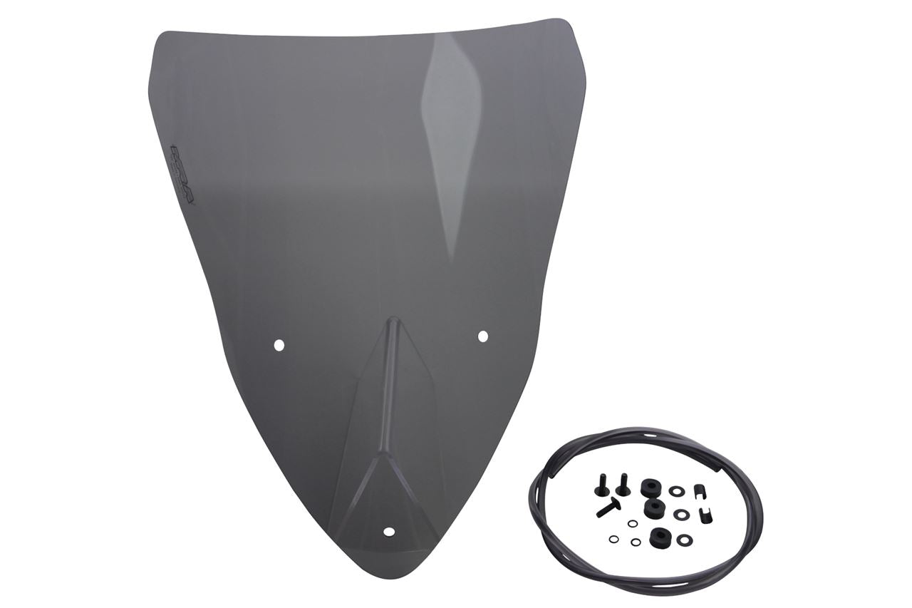 Screen spoiler smoke, W290 x L345mm, Supersport/S