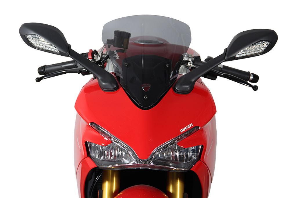 Screen spoiler smoke, W290 x L345mm, Supersport/S