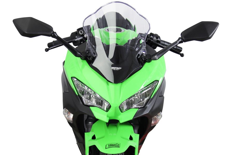 スクリーン レーシング クリア 幅330×長さ410mm ニンジャ250/400