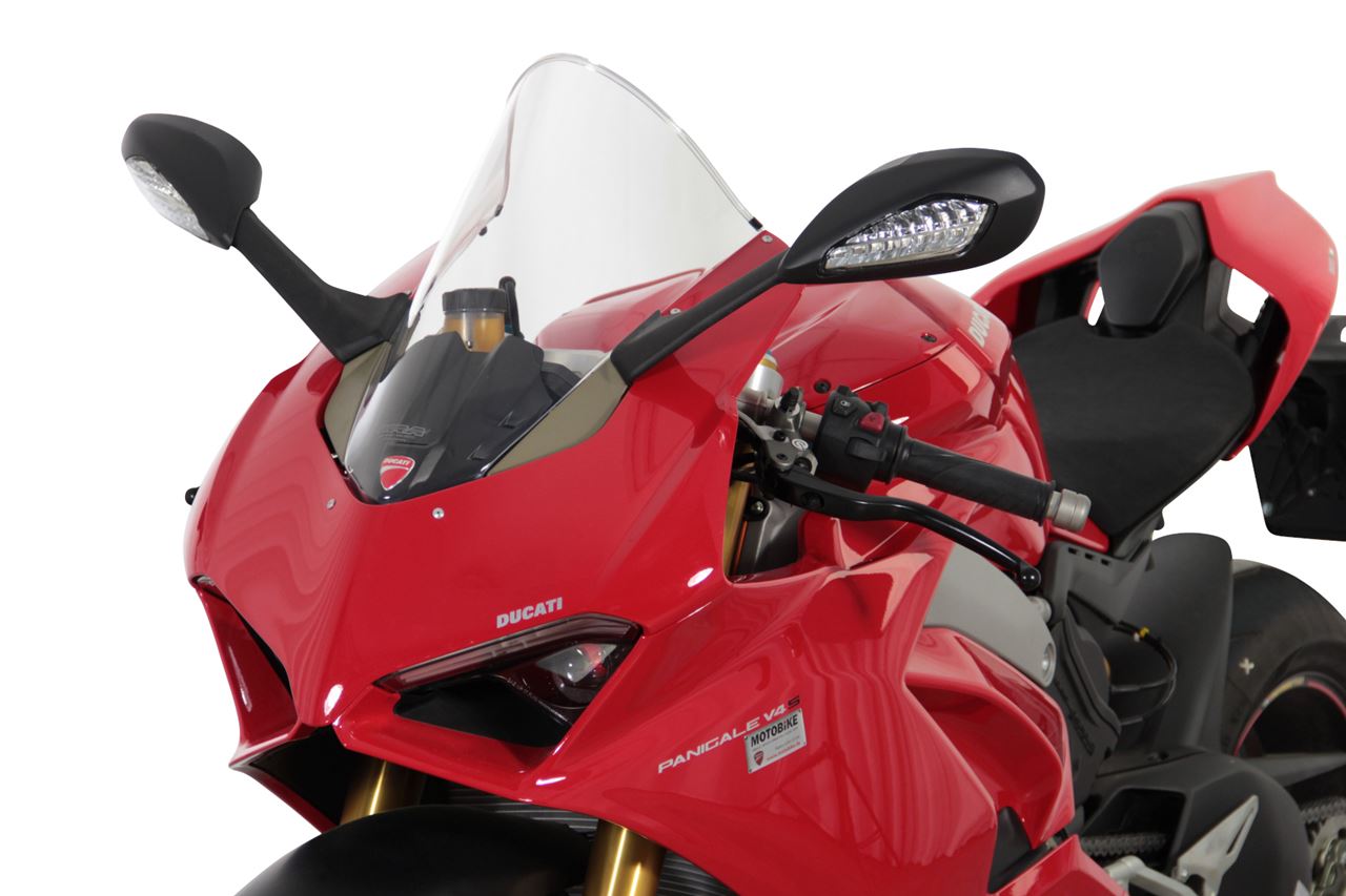 Screen Racing Clear Width 310 x Length 410 mm for Panigale V2/V4