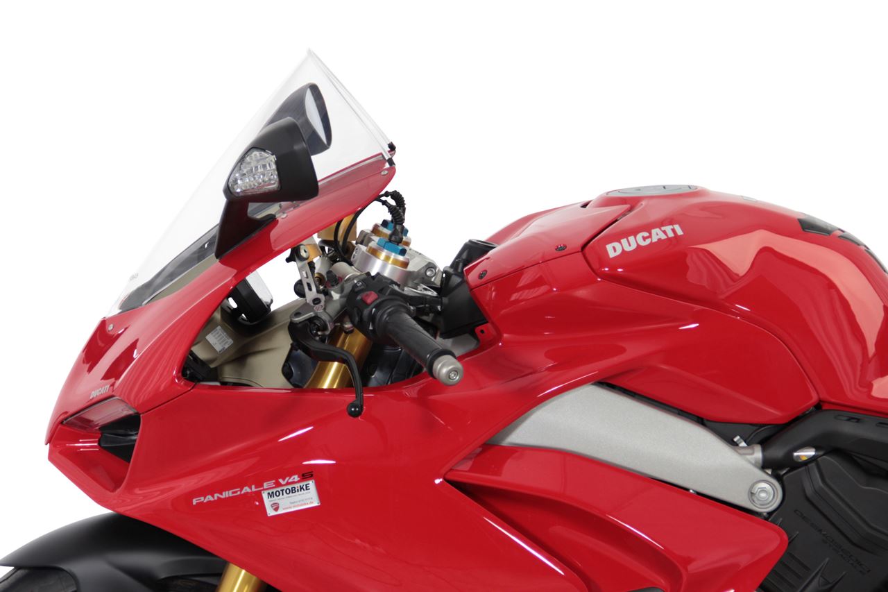 Screen Racing Clear Width 310 x Length 410 mm for Panigale V2/V4