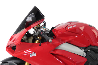Racing screen, black, 310 x 410 mm, Panigale V2/V4