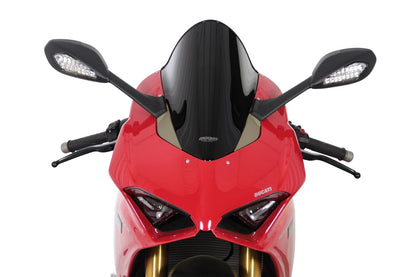 Racing screen, black, 310 x 410 mm, Panigale V2/V4