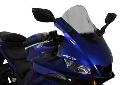 スクリーン レーシング クリア 幅300×長さ360mm YZF-R3 YZF-R25