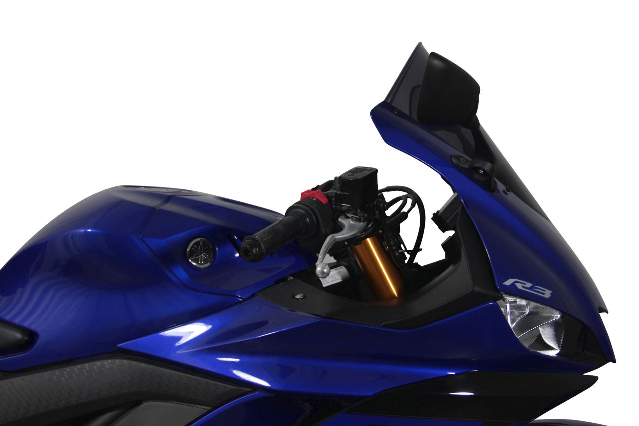 スクリーン レーシング スモーク 幅300×長さ360mm YZF-R3 YZF-R25