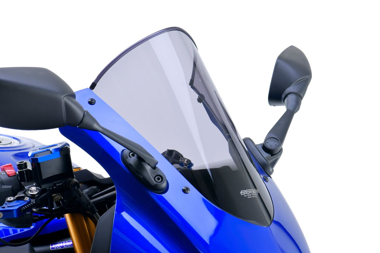 スクリーン レーシング スモーク 幅300×長さ360mm YZF-R3 YZF-R25