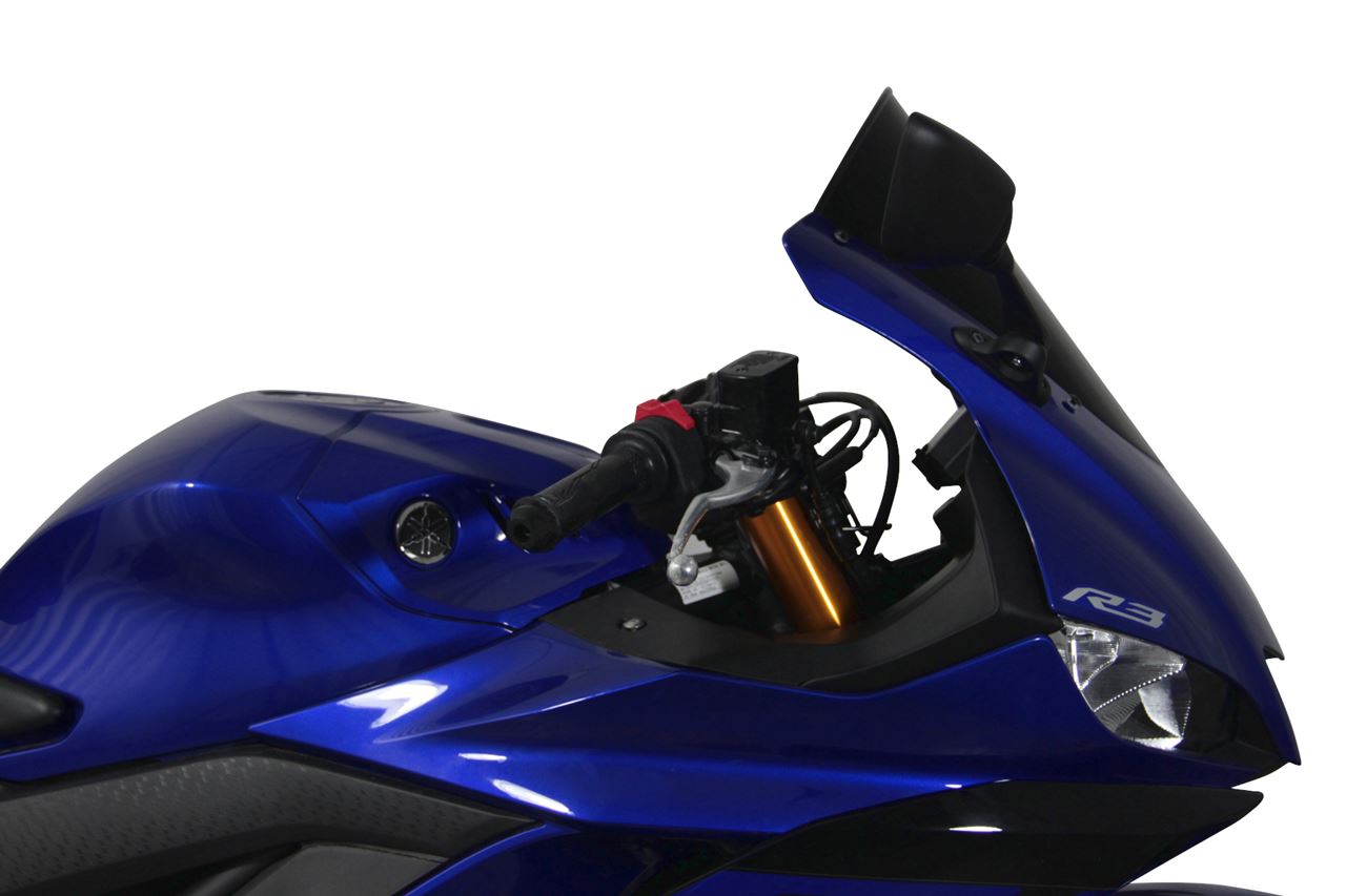 Screen Racing Black, 300mm W x 360mm L, YZF-R3 YZF-R25
