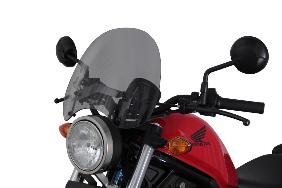 スクリーン ツーリング スモーク 幅380×長さ320mm レブル250/500