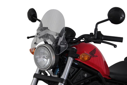 スクリーン スポーツショート クリア 幅320×長さ290mm レブル250/500