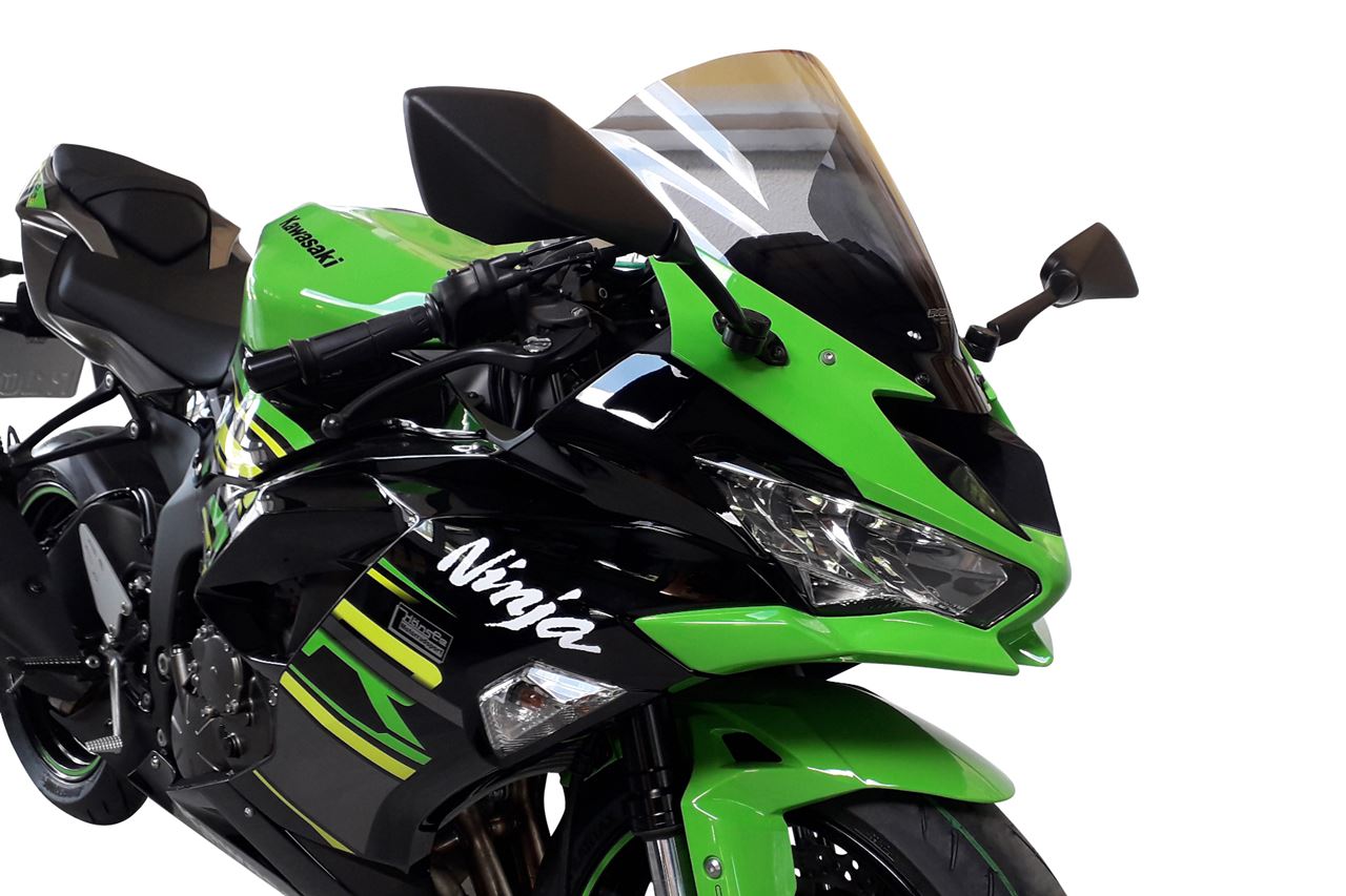 スクリーン レーシング スモーク 幅340×長さ350mm ZX-6R ABS