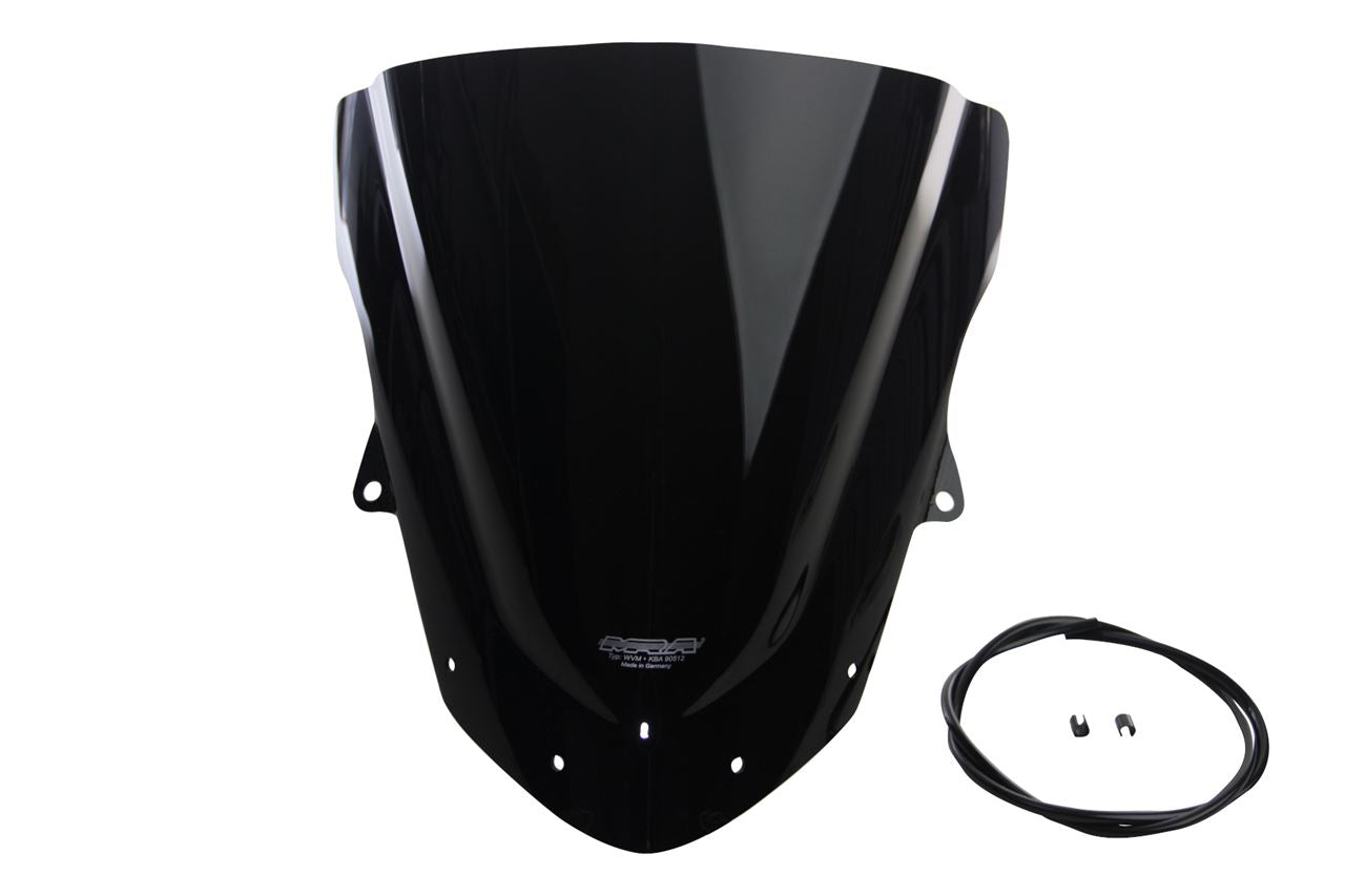 スクリーン レーシング ブラック 幅340×長さ350mm ZX-6R ABS