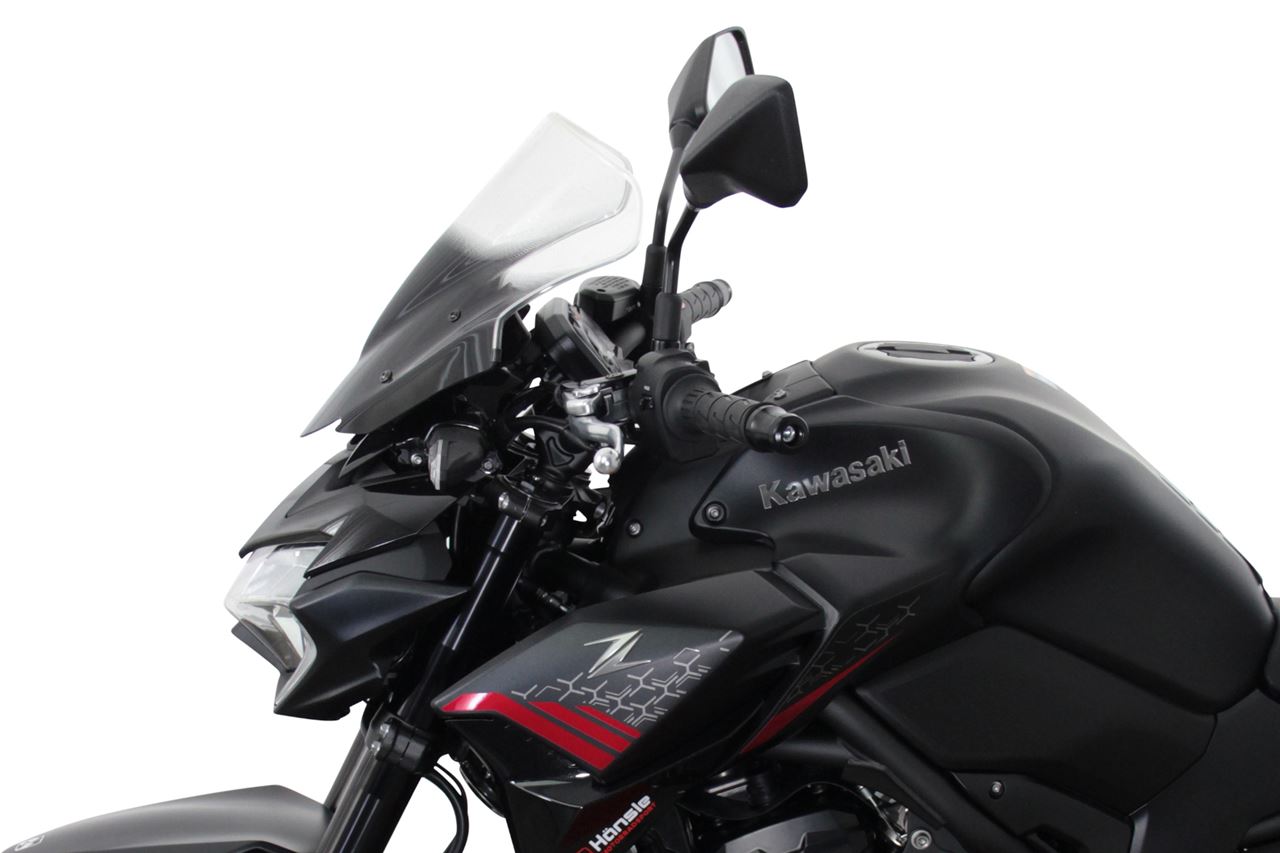 スクリーン レーシング クリア 幅340×長さ340mm Z900 ABS付