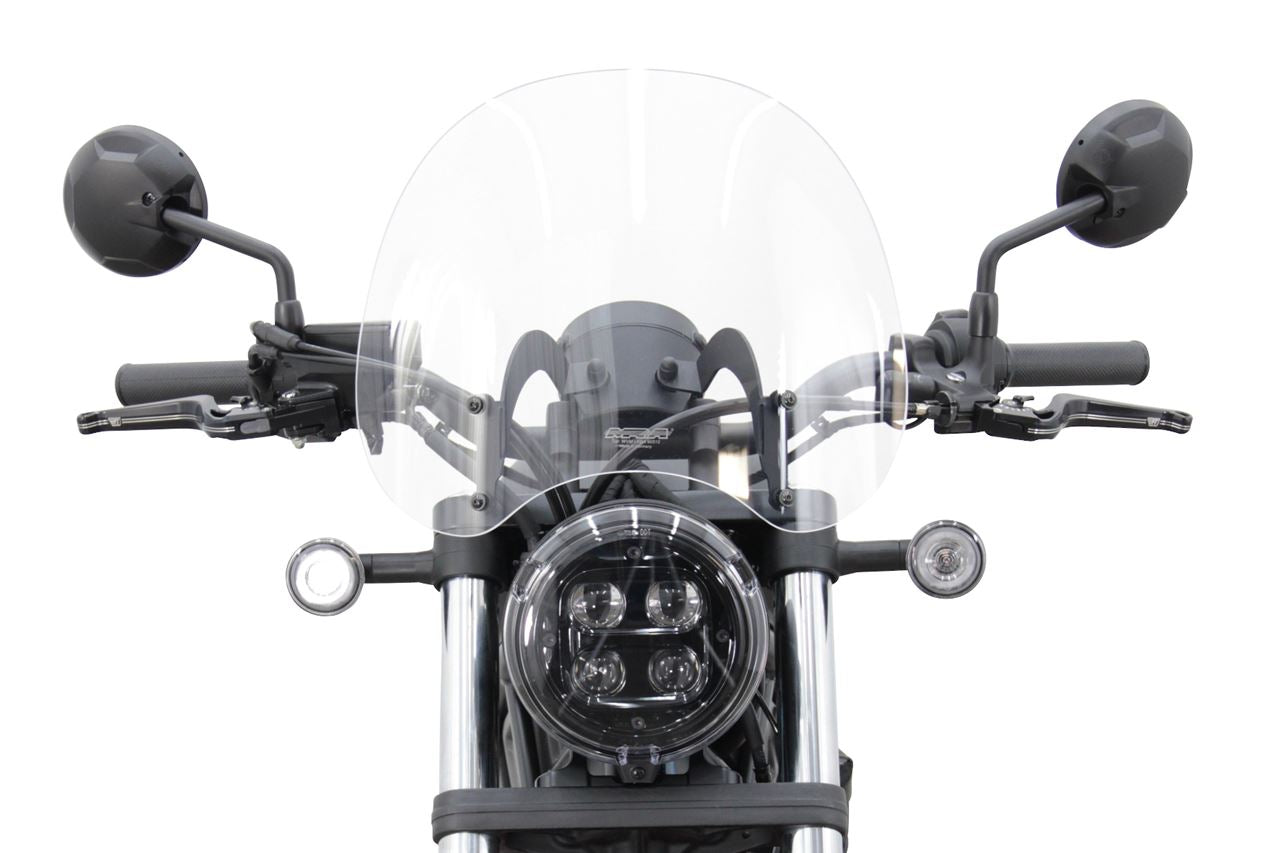 Screen Touring, Clear, W380 x L320mm, Rebel 250/500