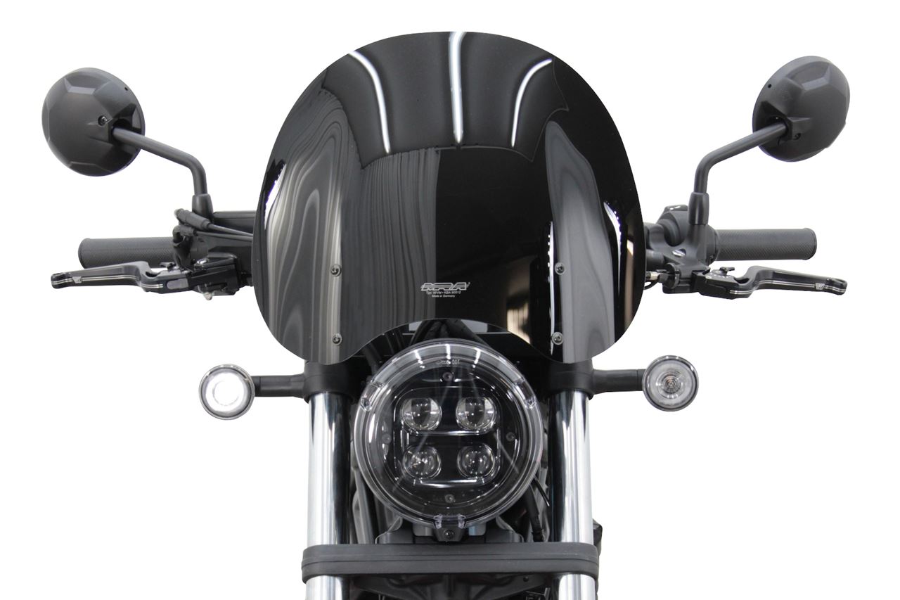 Screen Touring Black, 380mm (width) x 320mm (length), Rebel 250/500