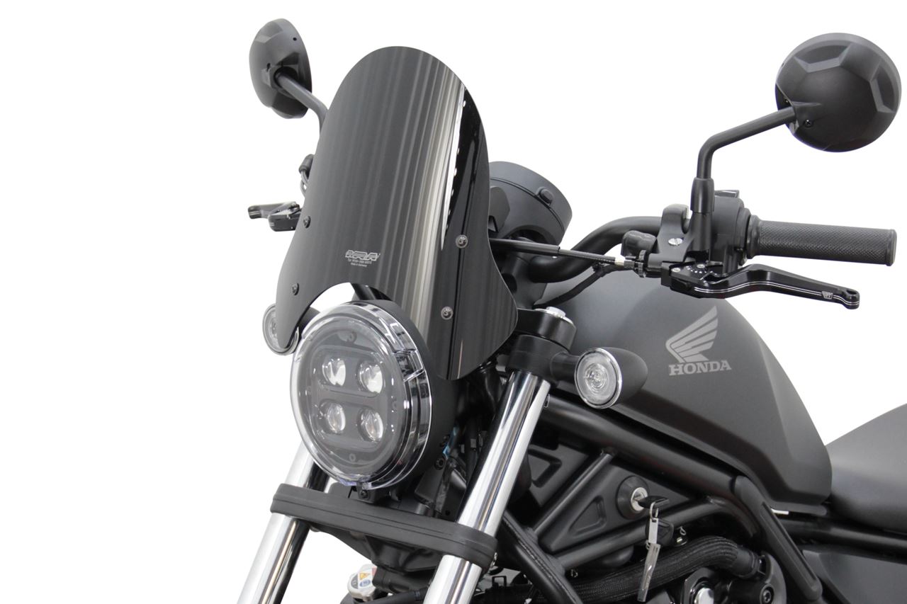 スクリーン スポーツショート ブラック 幅320×長さ290mm レブル250/500