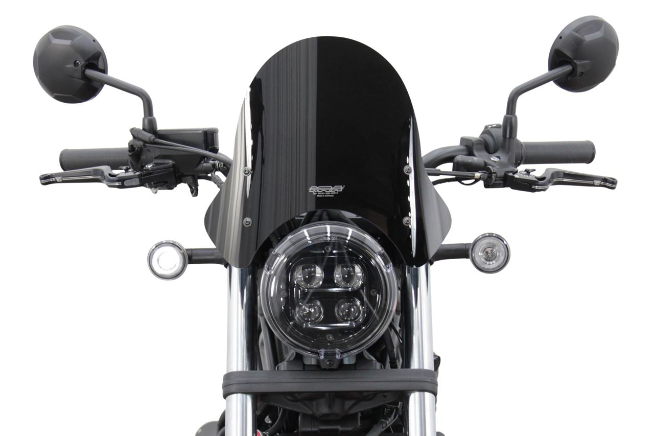 スクリーン スポーツショート ブラック 幅320×長さ290mm レブル250/500