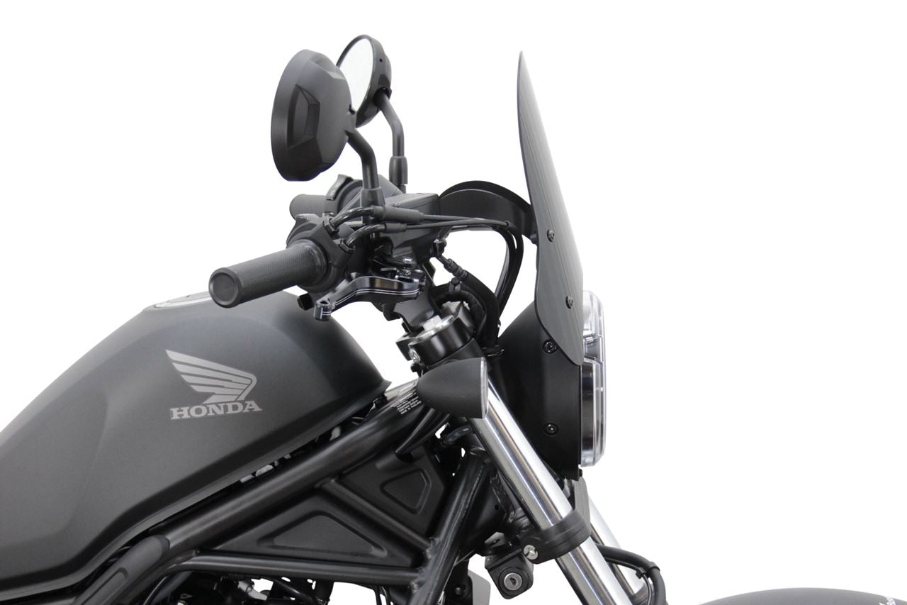 スクリーン スポーツショート ブラック 幅320×長さ290mm レブル250/500