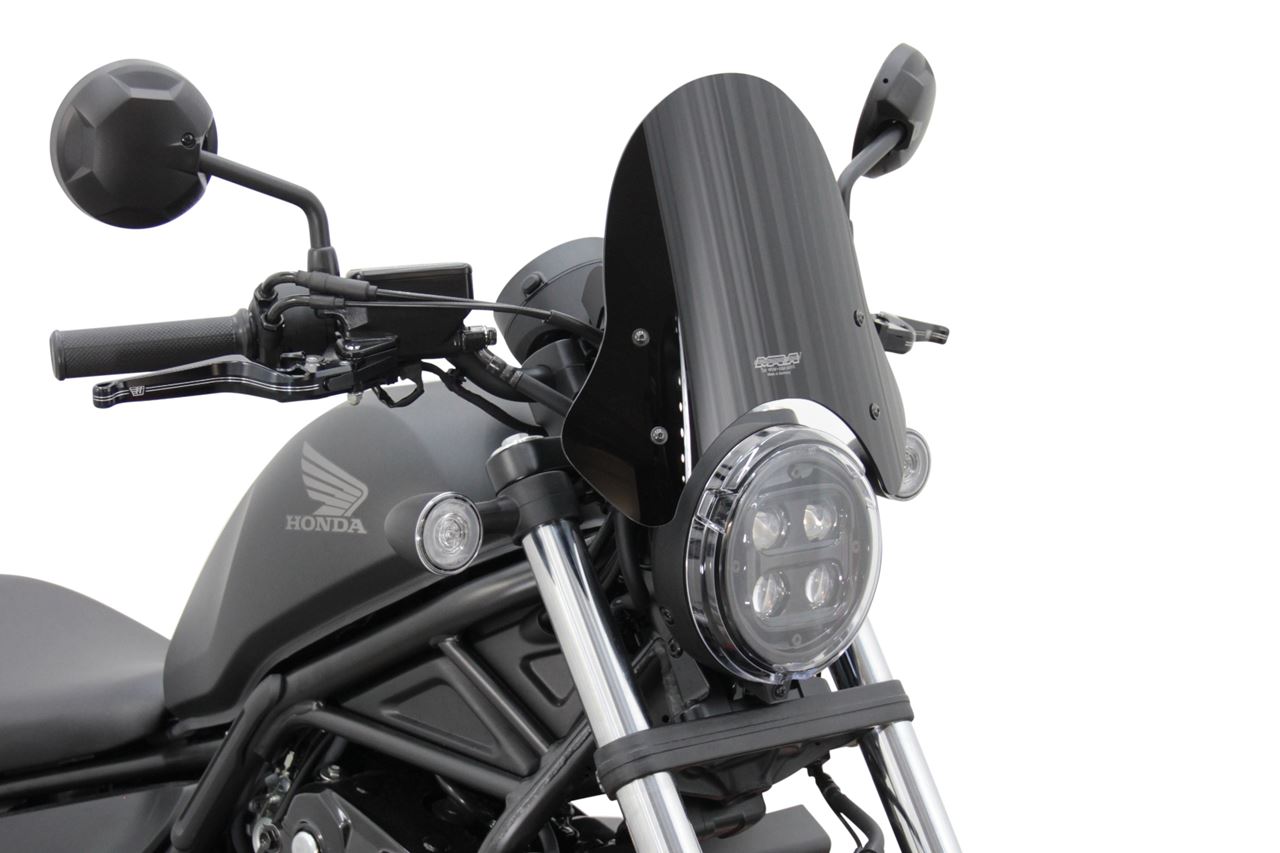 スクリーン スポーツショート ブラック 幅320×長さ290mm レブル250/500