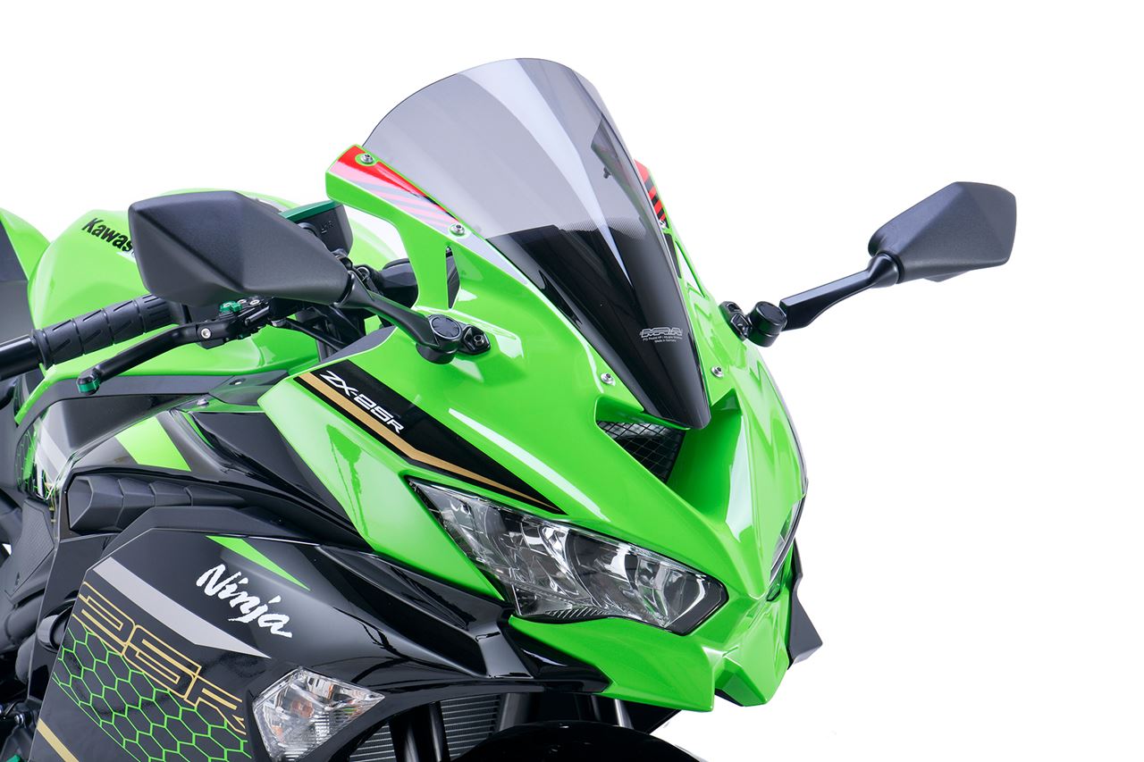 スクリーン レーシング スモーク 幅290×長さ370mm ニンジャ ZX-25R