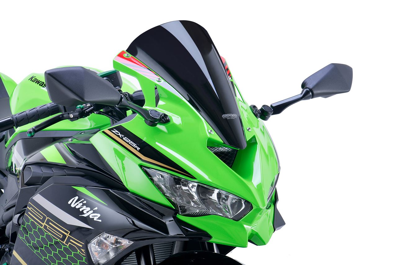 スクリーン レーシング ブラック 幅290×長さ370mm ニンジャ ZX-25R