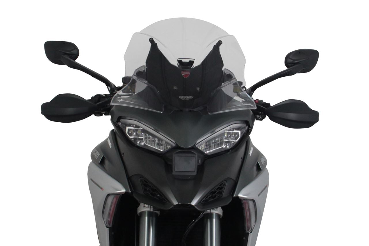 Screen Touring Clear, 405mm wide x 450mm long, Multistrada V4/S