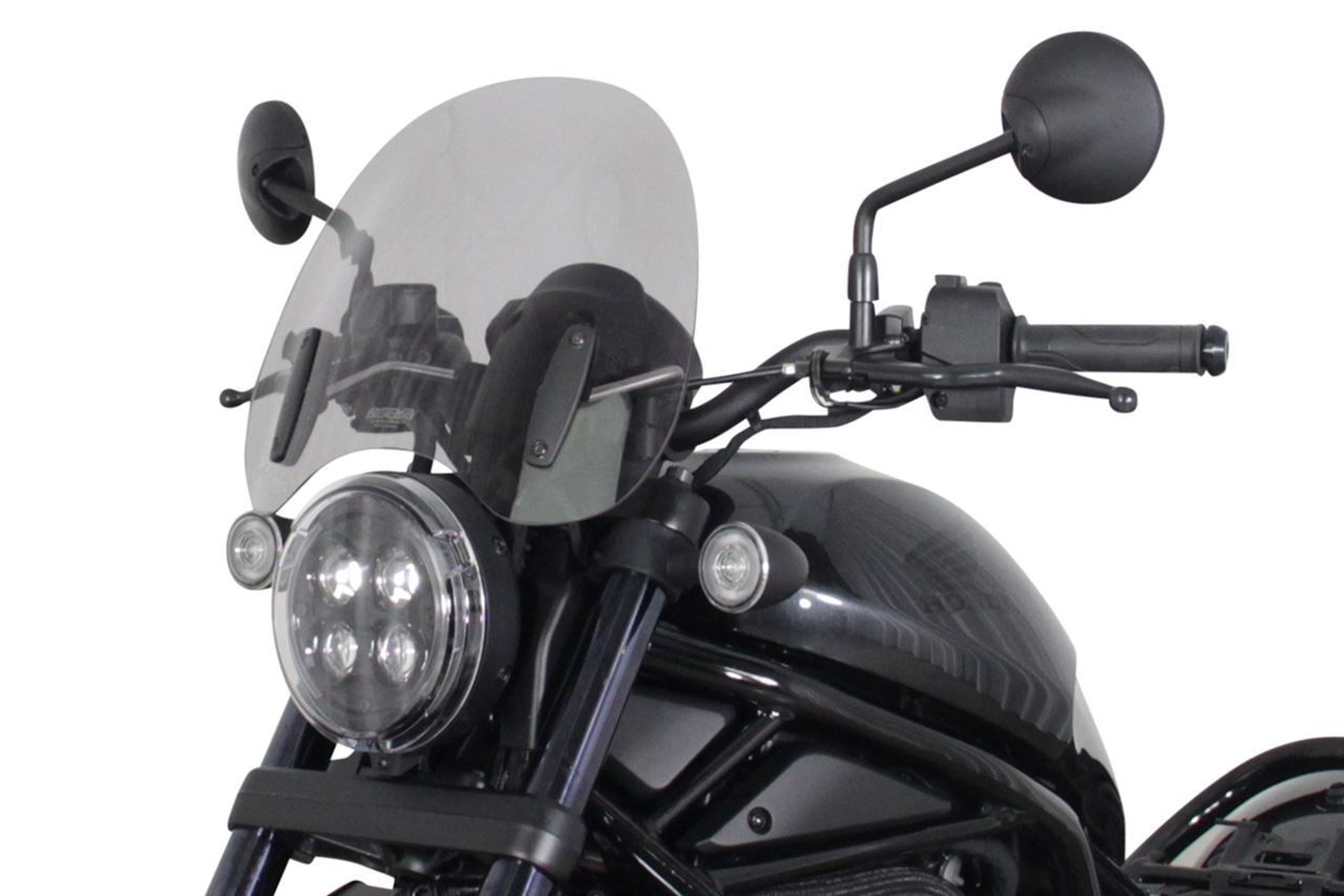 Windshield Touring Smoke, W380 x L320mm, Rebel 1100