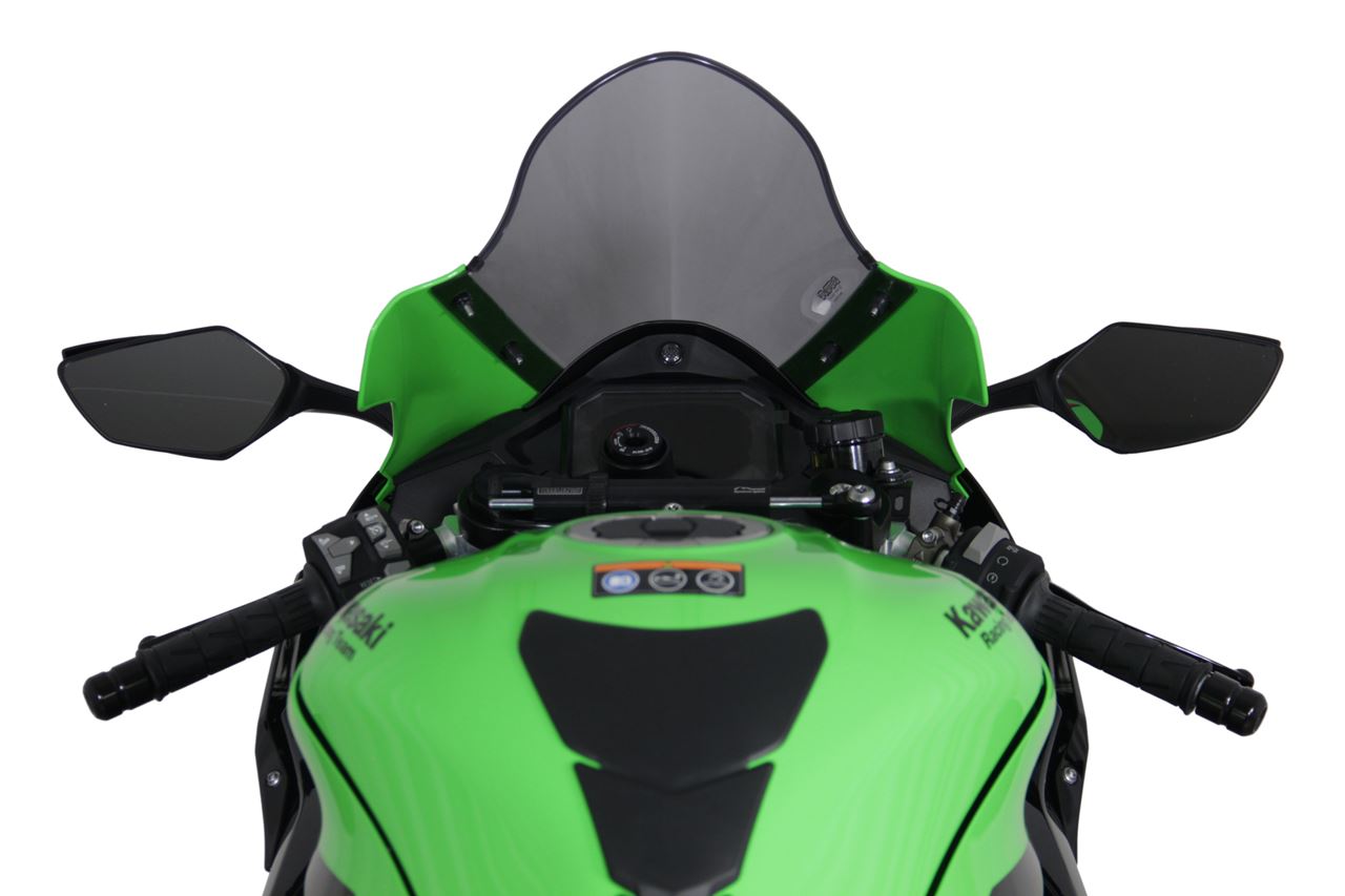 スクリーン レーシング スモーク 幅320×長さ330mm ZX-10RR