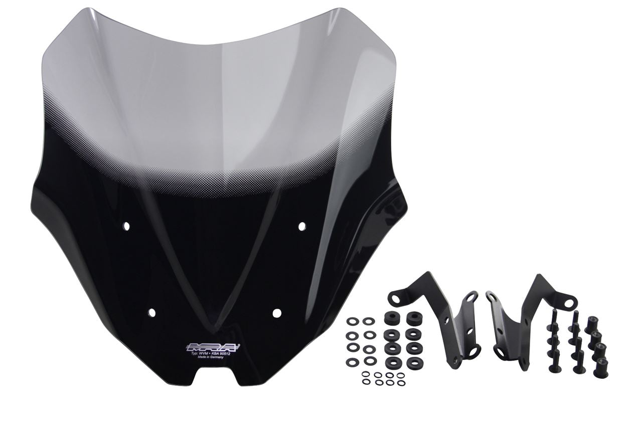 スクリーン レーシング スモーク 幅320×長さ290mm MT-07