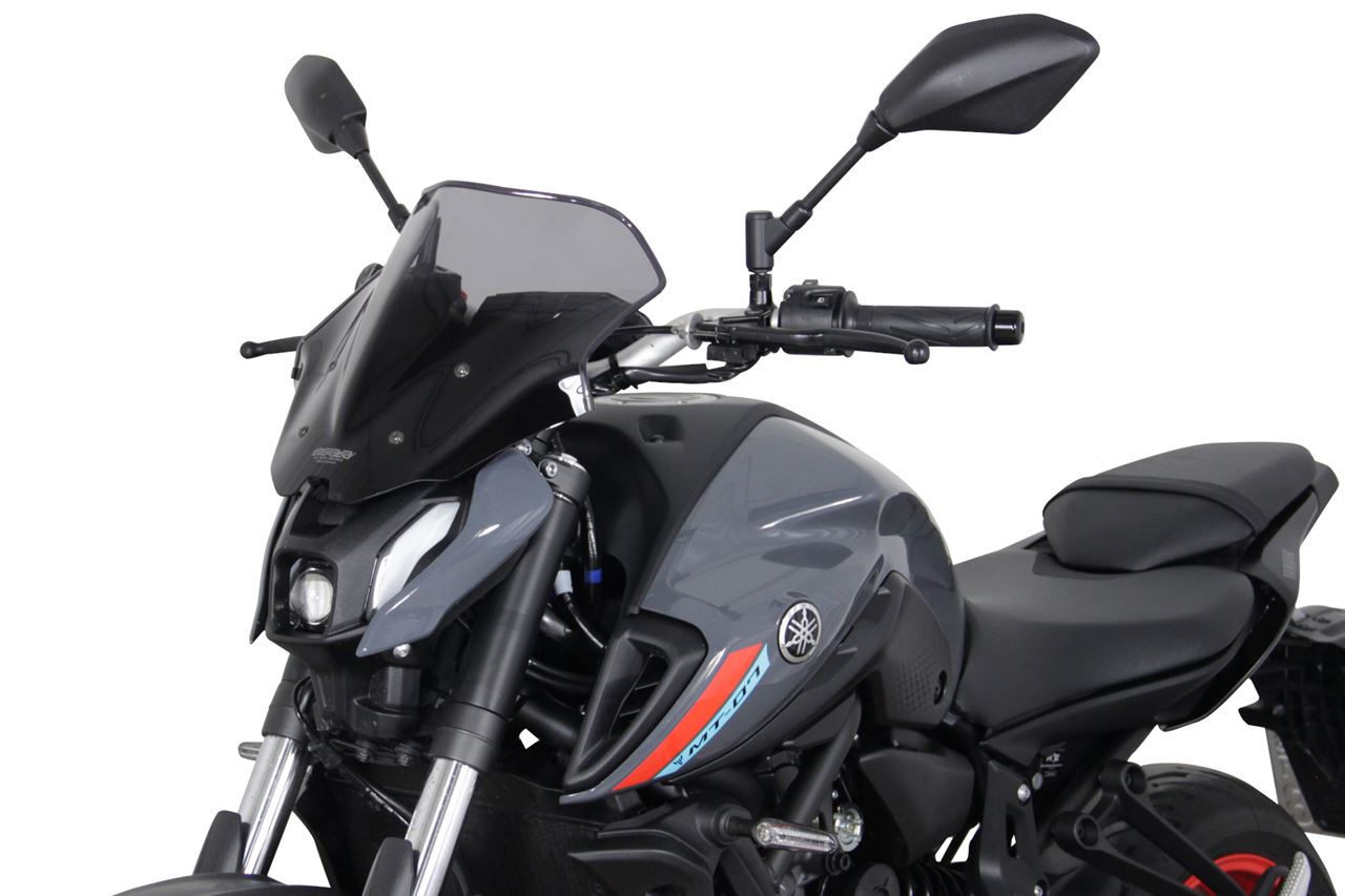 スクリーン レーシング スモーク 幅320×長さ290mm MT-07